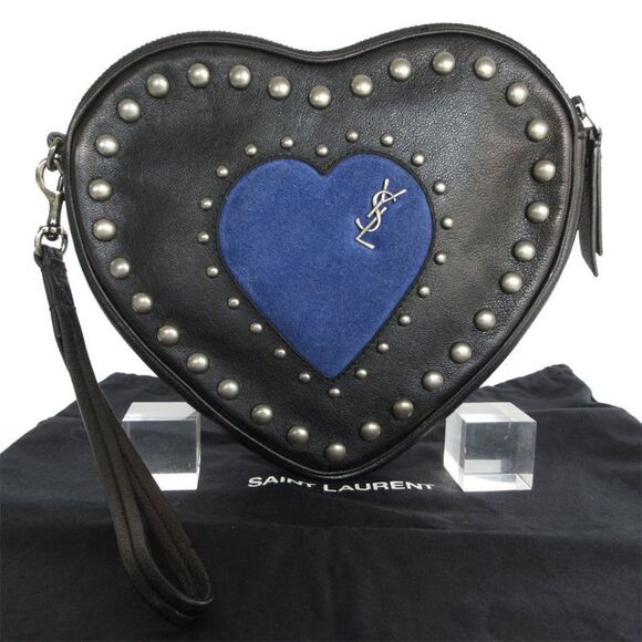 Pre Loved saint laurent Women Black Clutches - Picture 1 of 8